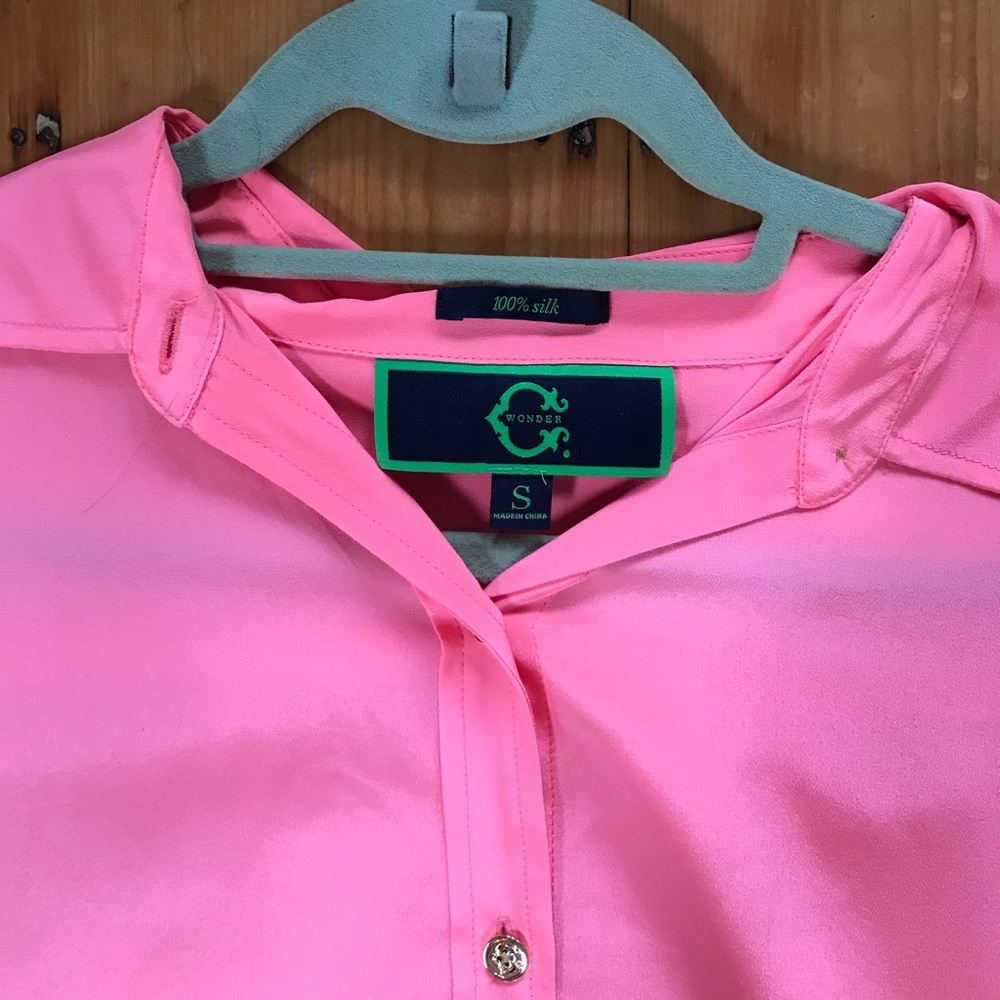 Pink  silk C Wonder Blouse